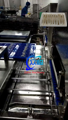 ভালো দাম ধারণক্ষমতা ১৫০০০ পিসি/ঘন্টা স্বয়ংক্রিয় টেম্পুরা মেশিন এবং স্বয়ংক্রিয় নোবাশি মেশিন অনলাইন