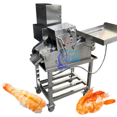 ব্যবহারিক 400W চিংড়ি কাটার মেশিন বহুমুখী 60-80pcs / মিনিট