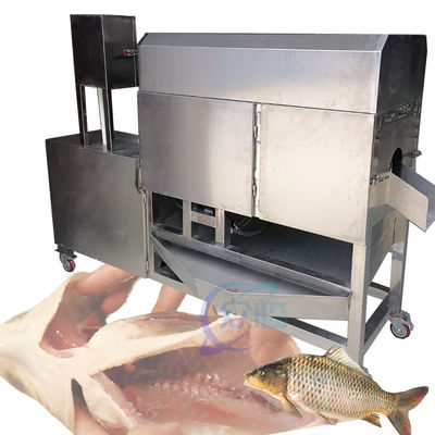 বৈদ্যুতিক 3P মাছ gutting মেশিন Multiscene 2100x650x1300mm