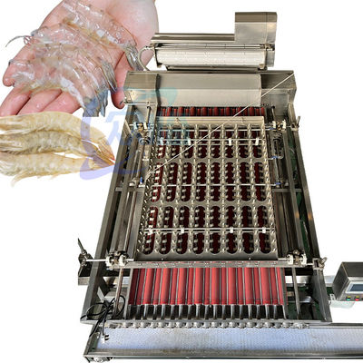 ভালো দাম টাচ স্ক্রিন চিংড়ি পিলিং মেশিন Multiscene 3000W 250-300KG/H অনলাইন