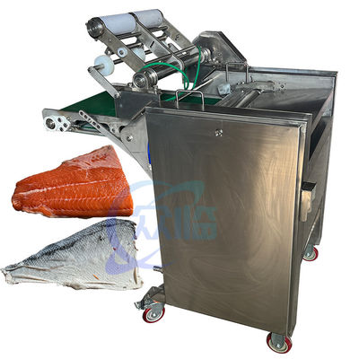 40-60pcs/min স্টেইনলেস স্টীল 304 সালমন পিলার 0.75KW সালমন ত্বক অপসারণকারী
