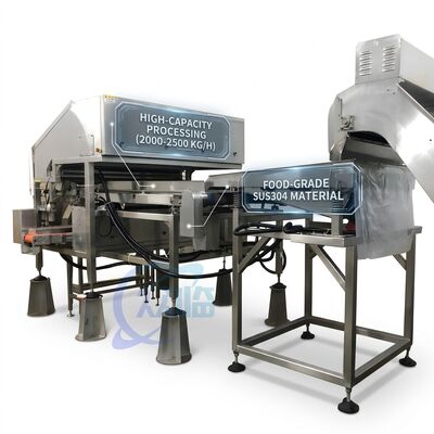 ভালো দাম High Capacity Shrimp Head Cutting Machine 316L Stainless Steel 500-800KG 7.5KW 50Hz অনলাইন
