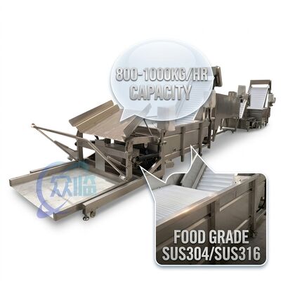 ভালো দাম Fully Automatic Prawn Head Removal Machine Hygienic SUS304 1500-2000KG 11.7KW 50Hz অনলাইন