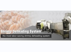 ইন্ডাস্ট্রিয়াল চিংড়ি ডিহেডিং মেশিন SUS316 মাথা কাটা জন্য টেকসই